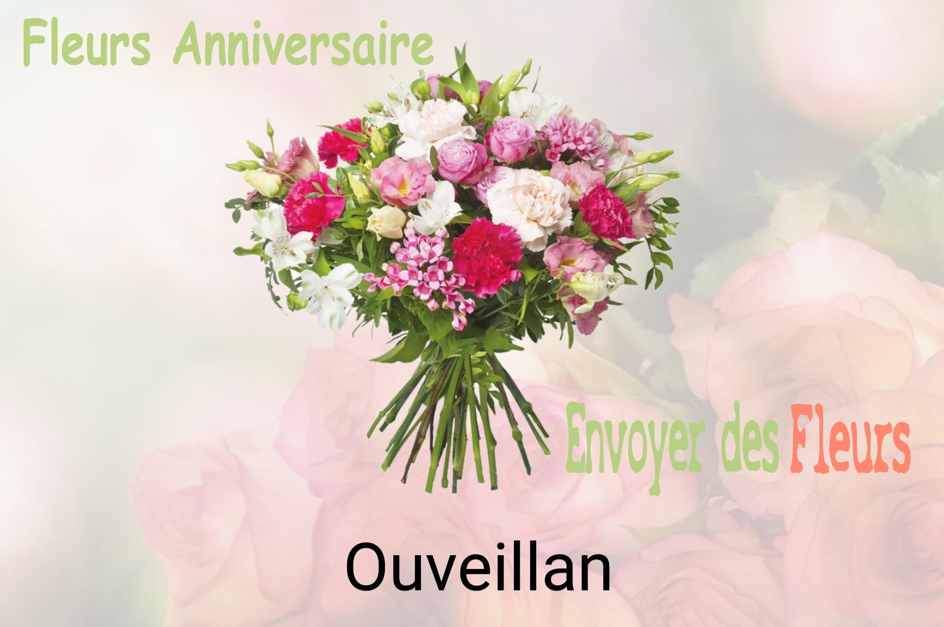 Bouquet de fleurs d’anniversaire livré à Ouveillan